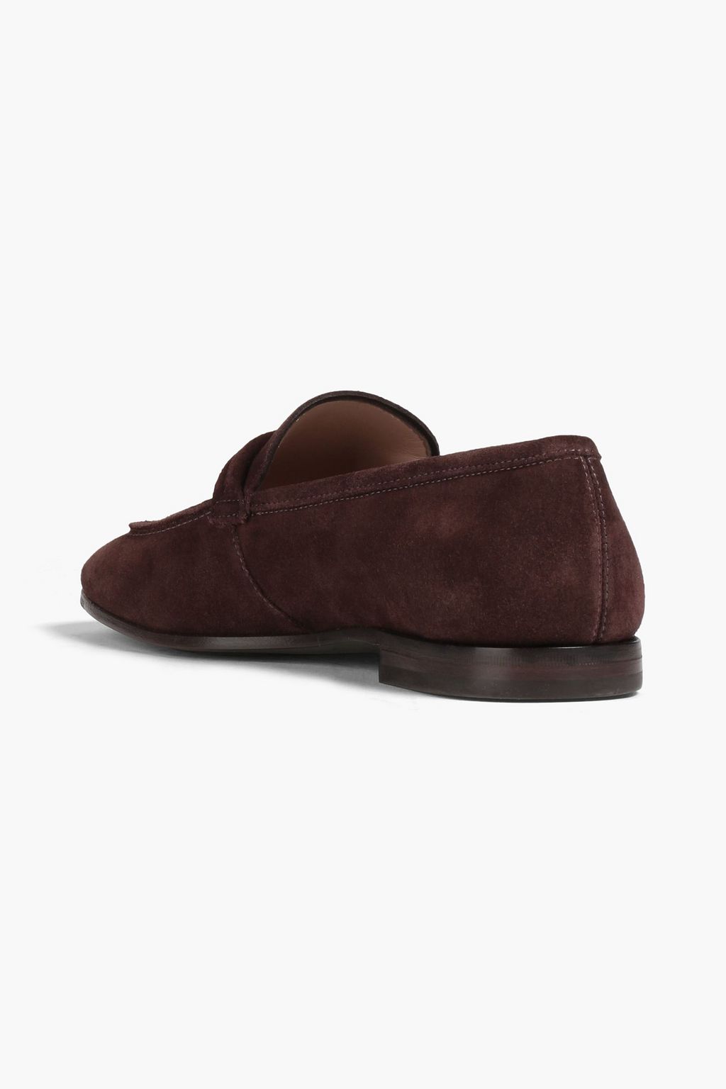 FERRAGAMO Embellished suede loafers