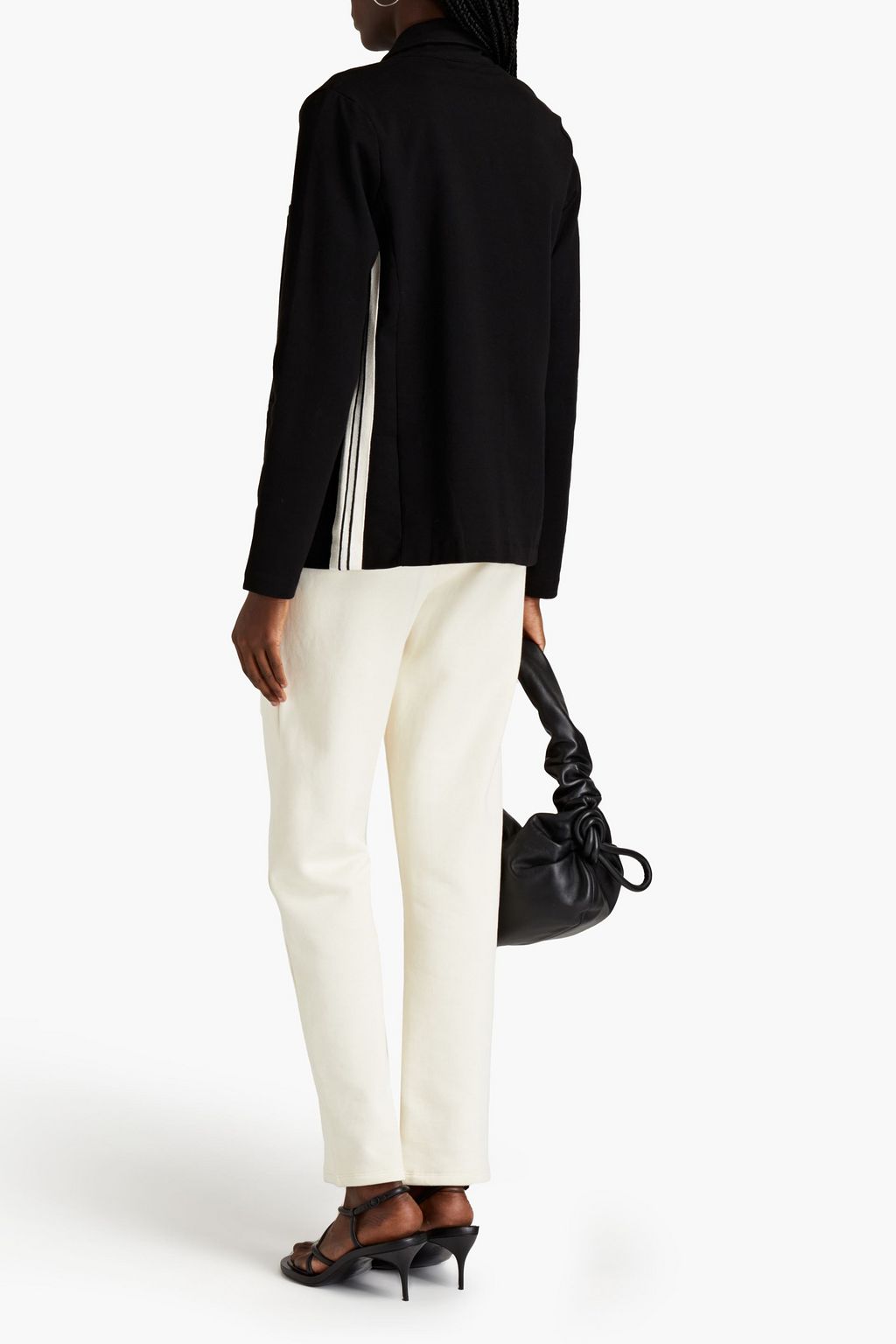 MONROW Stretch-ponte blazer