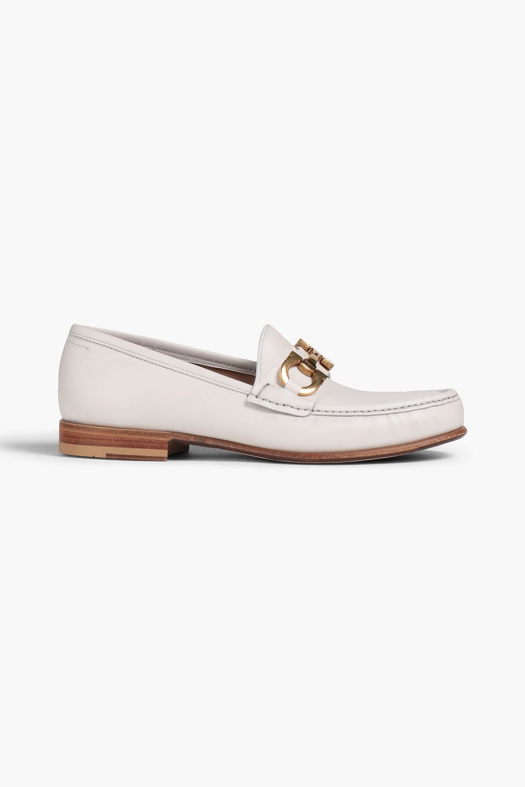 FERRAGAMO Embellished leather loafers | Sale up to 70% off | THE