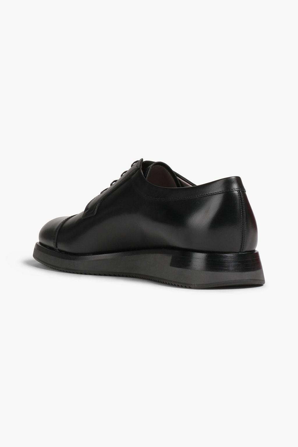 FERRAGAMO Two-tone leather derby shoes