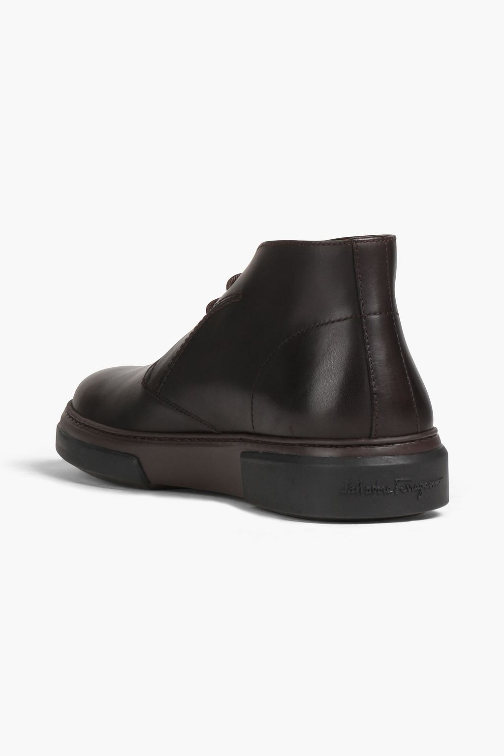 FERRAGAMO Leather desert boots