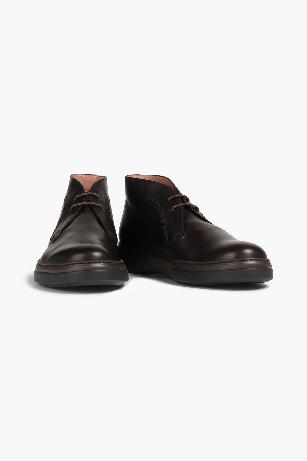 FERRAGAMO Leather desert boots
