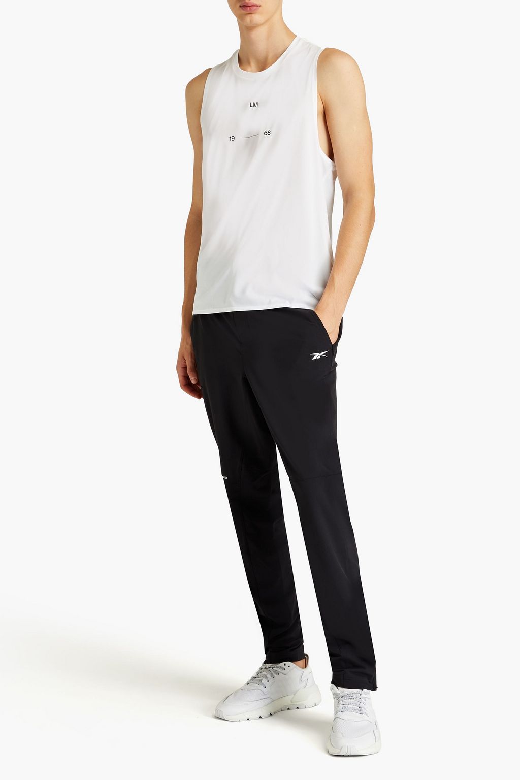 REEBOK X LES MILLS Tanktop aus Stretch-Jersey mit Mesh-Einsatz