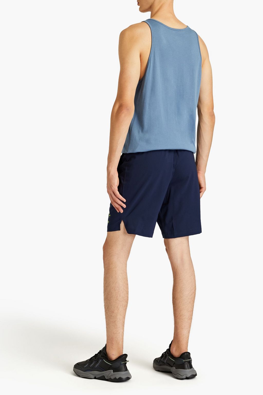 REEBOK X LES MILLS Bedrucktes Tanktop aus Baumwoll-Jersey