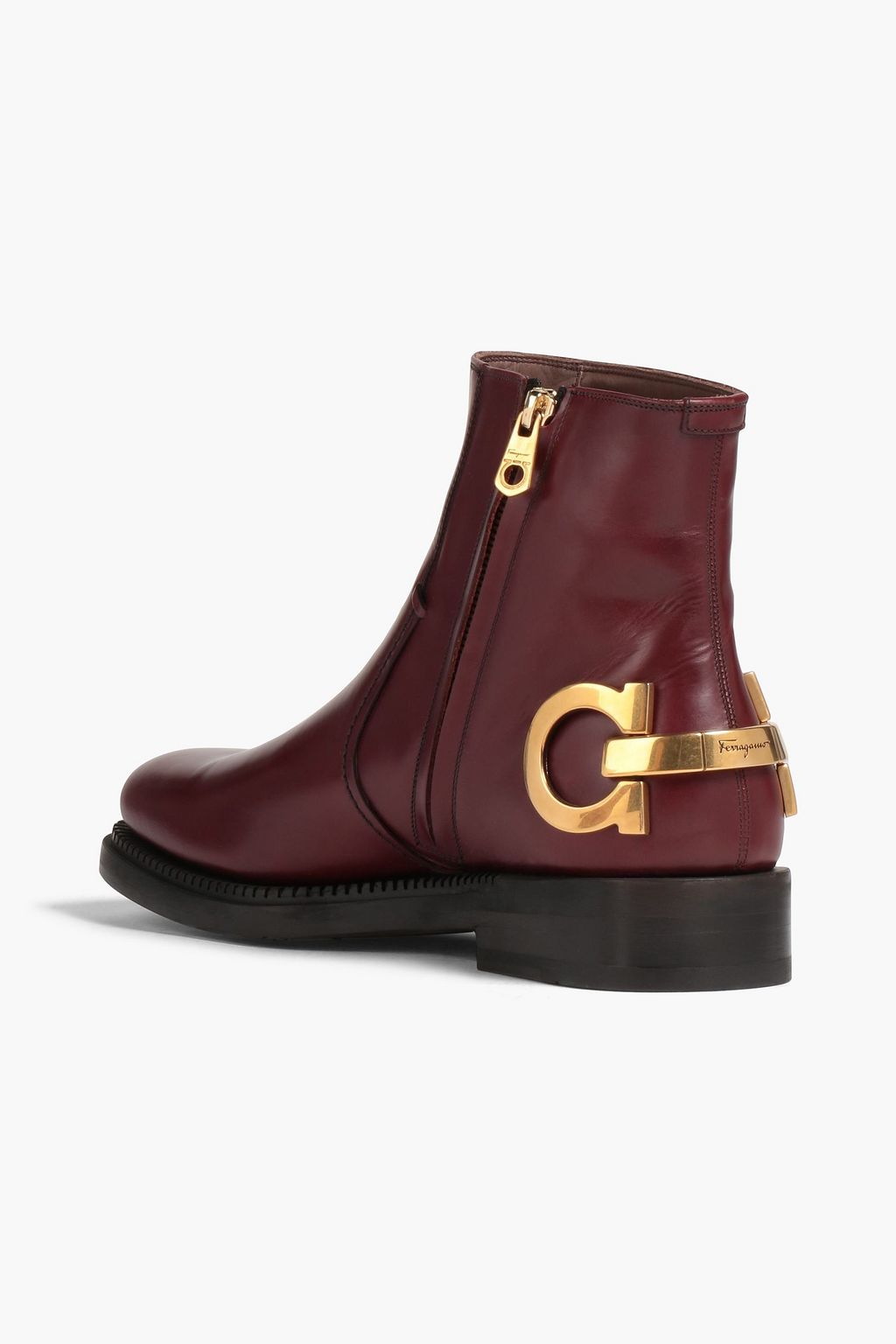 FERRAGAMO Bankley Gancini leather boots