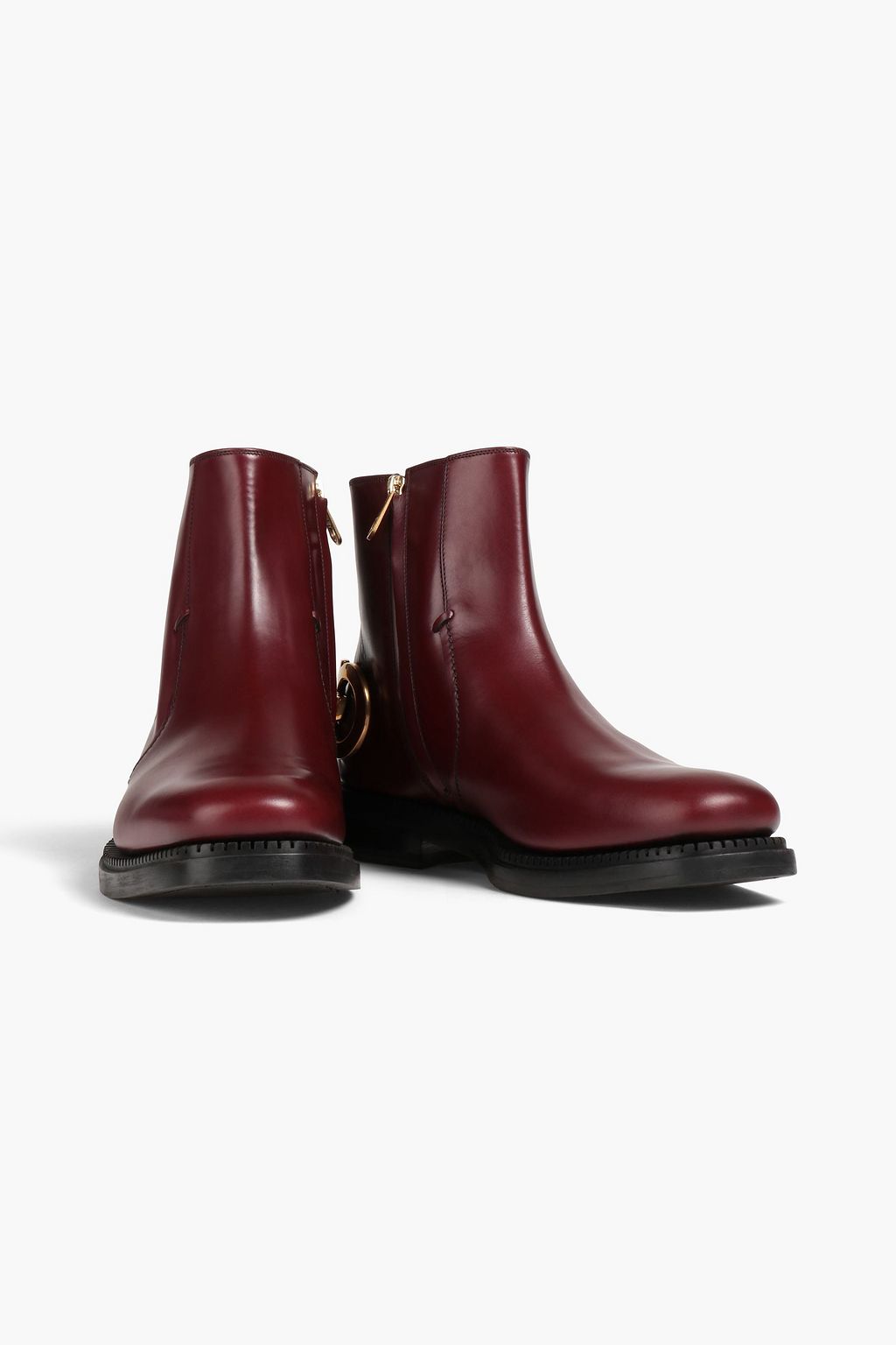 FERRAGAMO Bankley Gancini leather boots