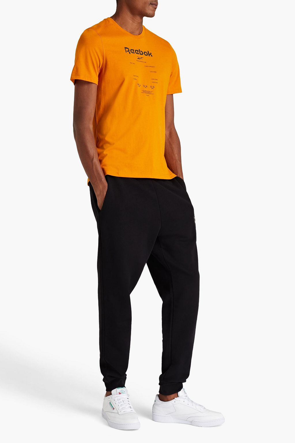 REEBOK T-Shirt aus recyceltem Jersey mit Print