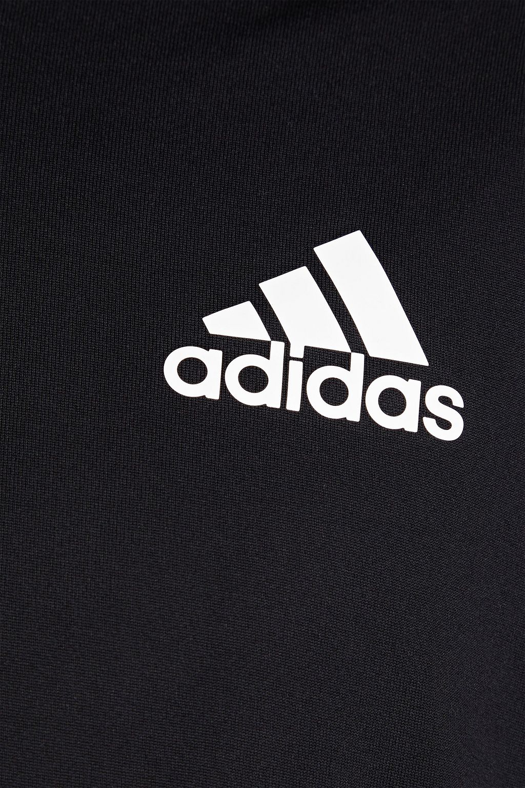 ADIDAS T-Shirt aus Stretch-Jersey mit Logoprint und Mesh-Einsatz