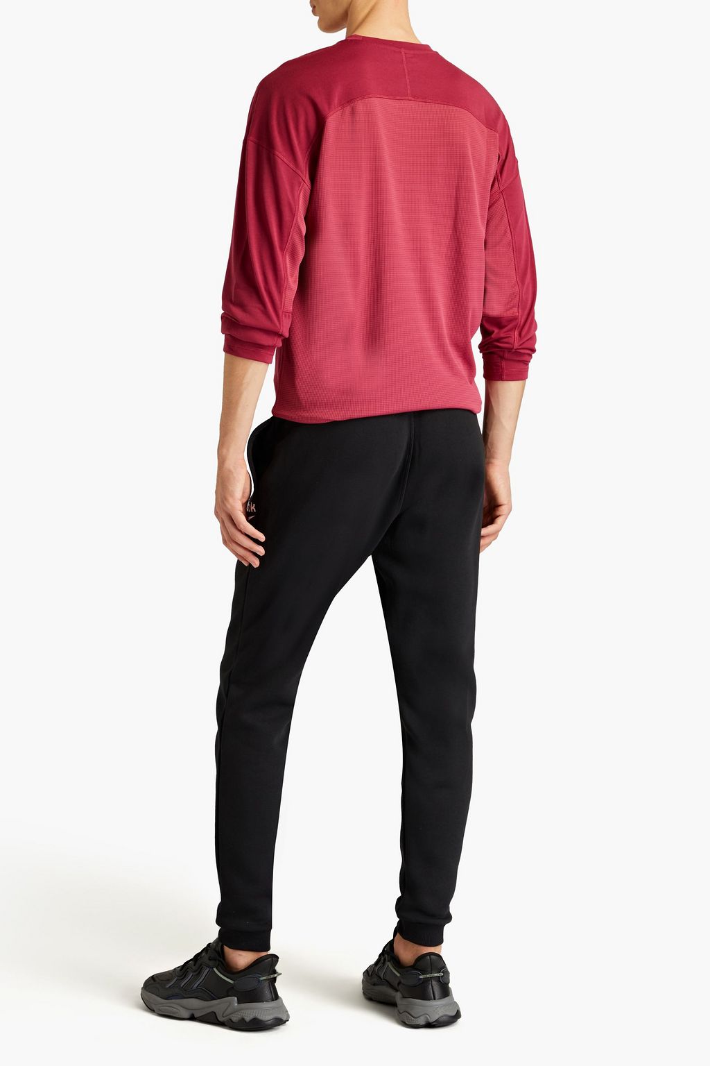REEBOK X LES MILLS T-Shirt aus Jersey mit Mesh-Einsatz