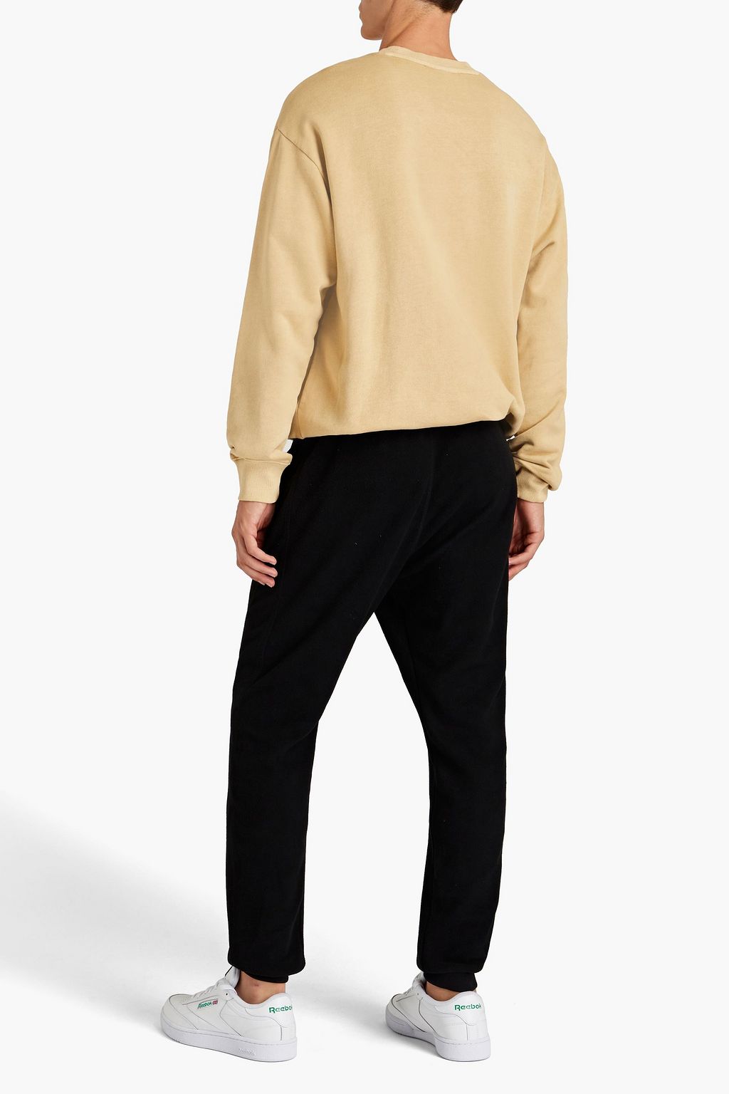 REEBOK Meliertes Sweatshirt aus Bio-Baumwollfrottee