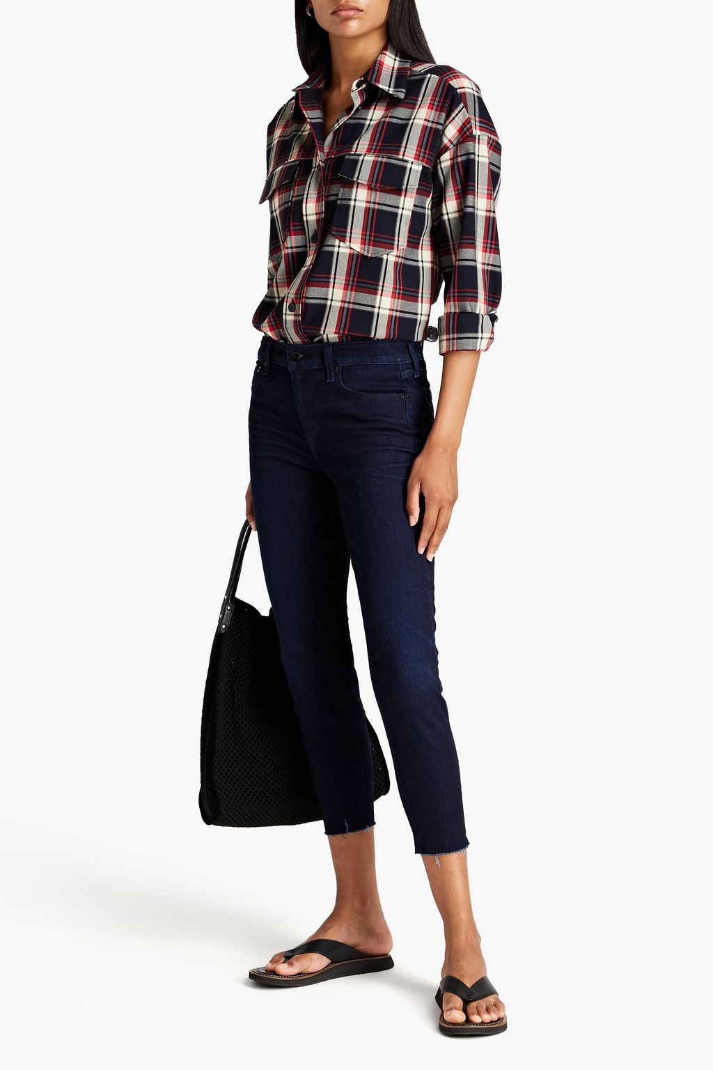 RAG & BONE Cate cropped mid-rise skinny jeans