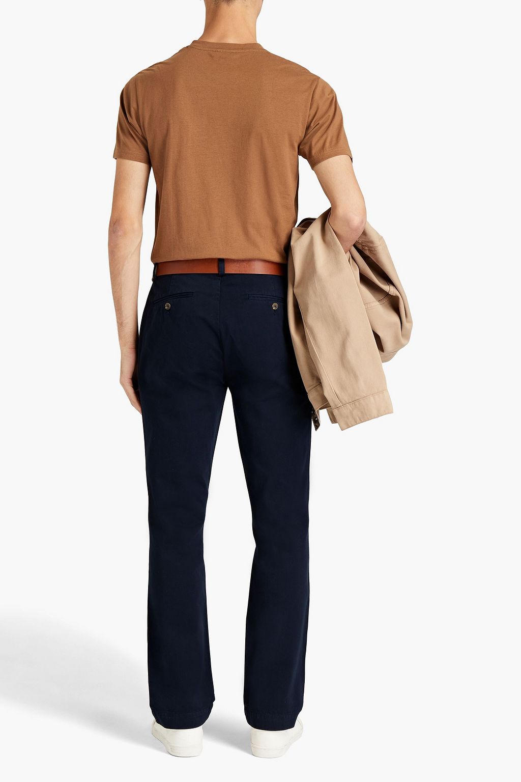 SUNSPEL Cotton-twill chinos