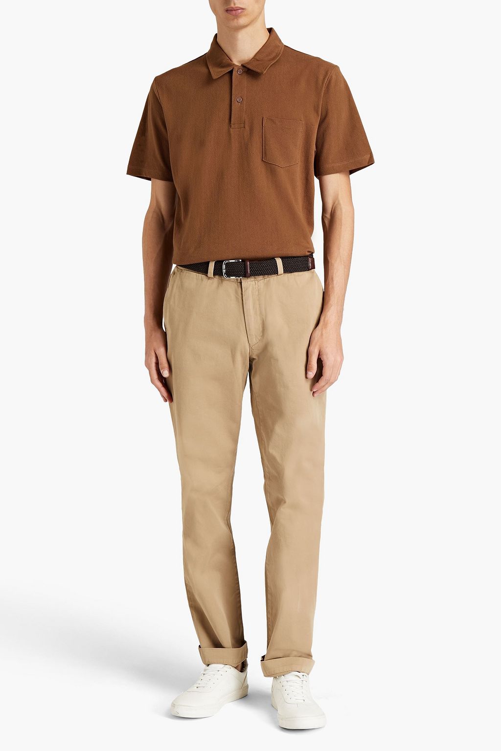 SUNSPEL Cotton-twill chinos