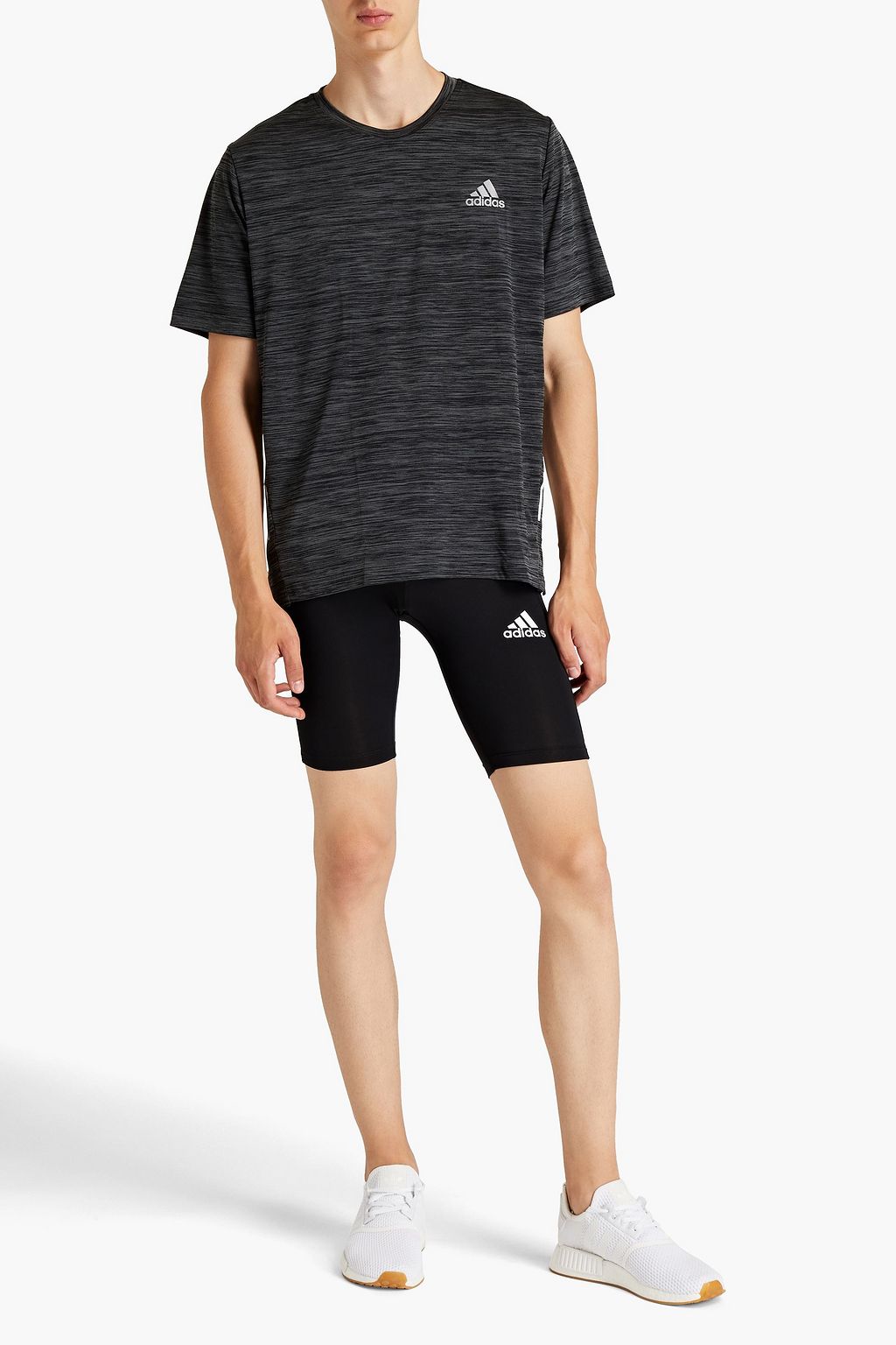 ADIDAS Logo-print stretch shorts