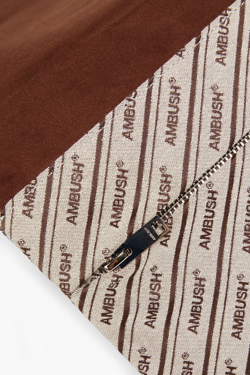 AMBUSH Monogram-print canvas laptop case