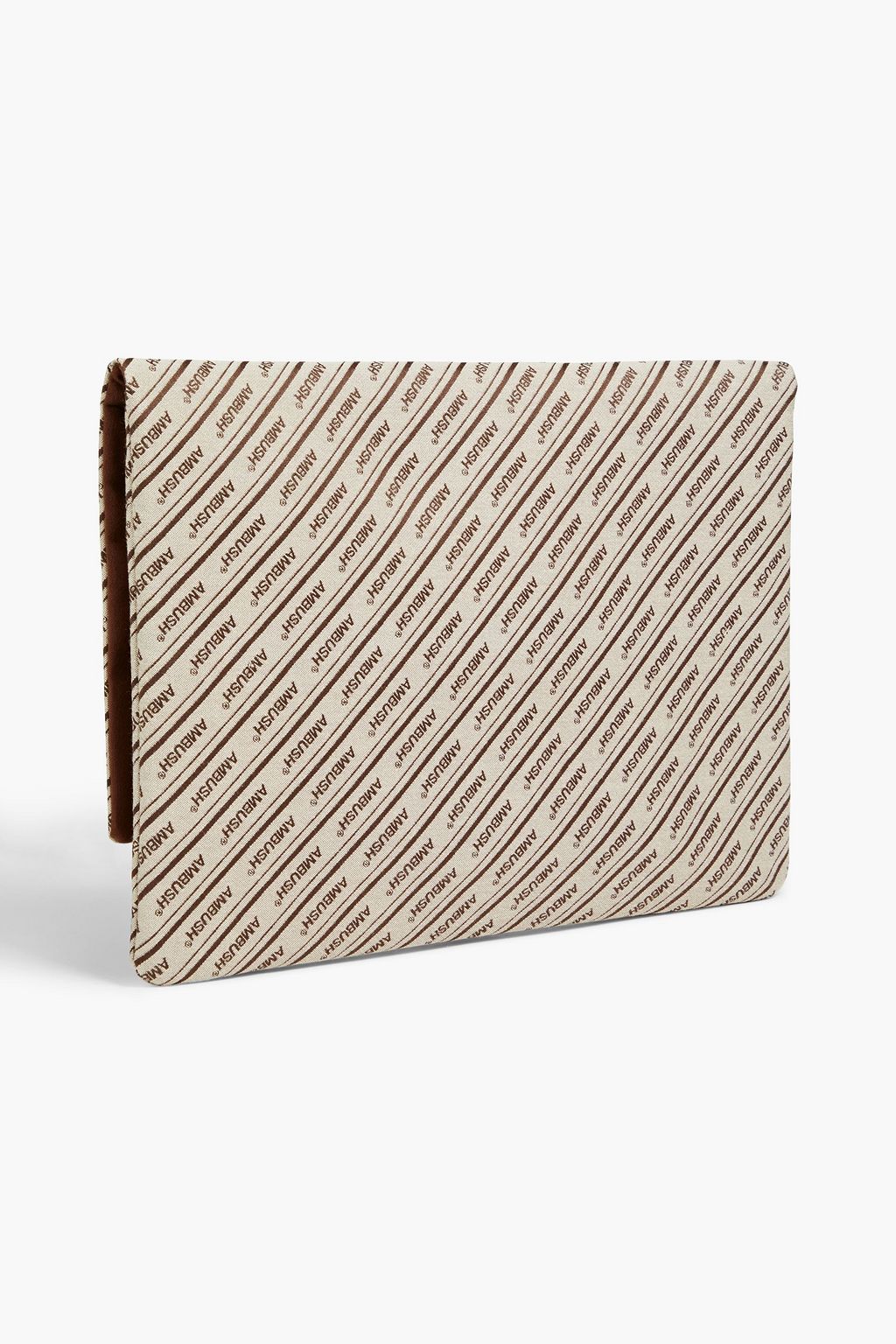 AMBUSH Monogram-print canvas laptop case
