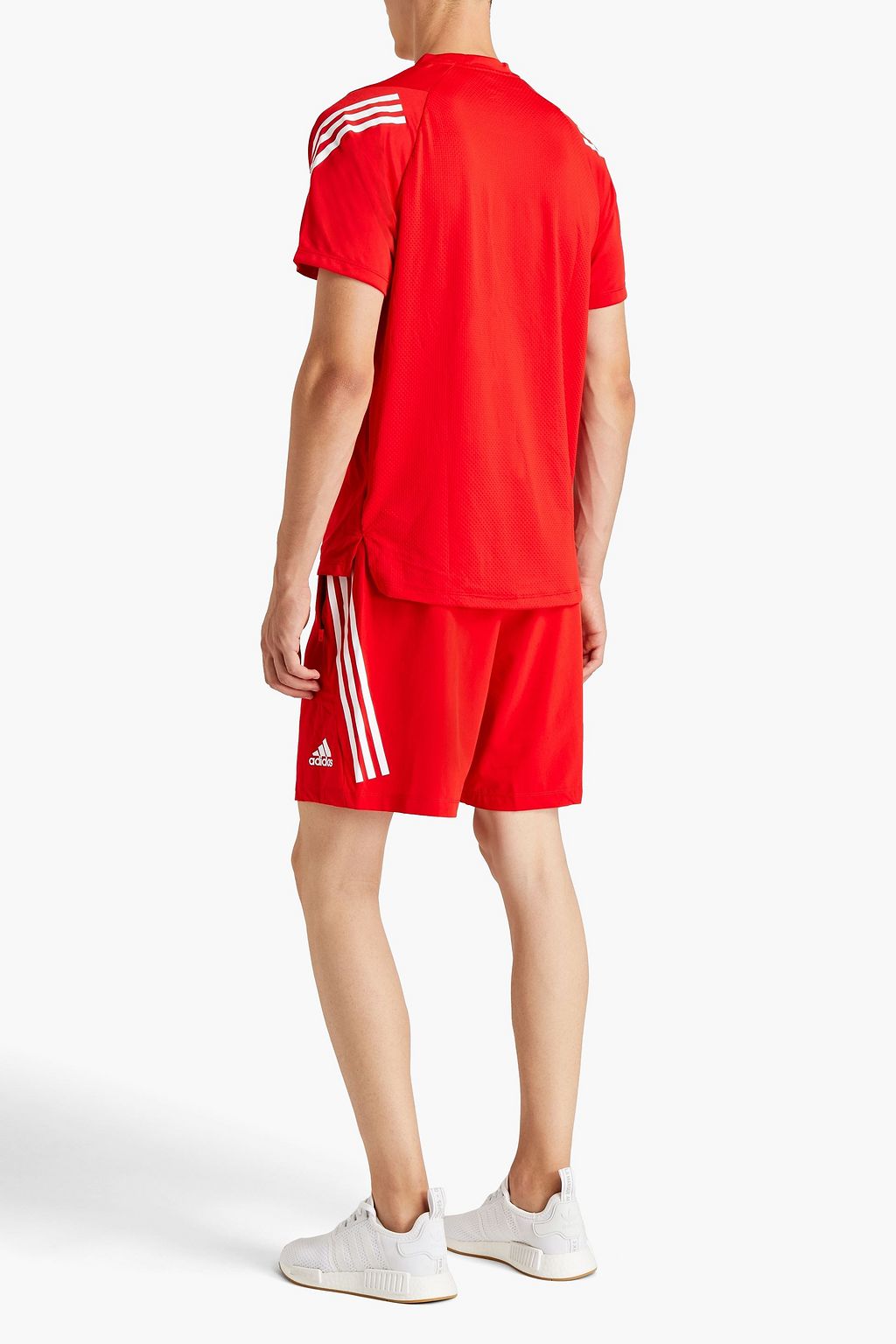 ADIDAS T-Shirt aus recyceltem Stretch-Jersey mit Logoprint