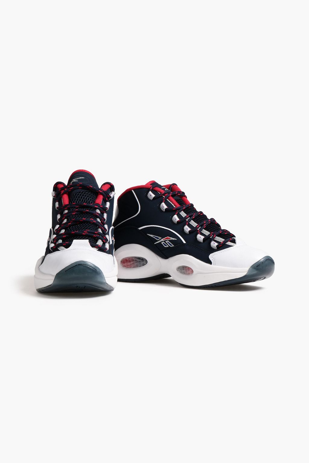 REEBOK Question leather, mesh and shell sneakers