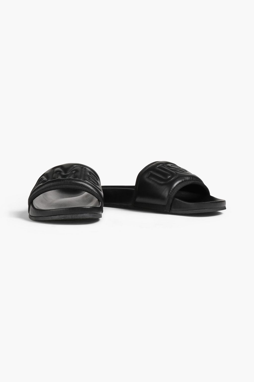 AMBUSH Quilted leather slides
