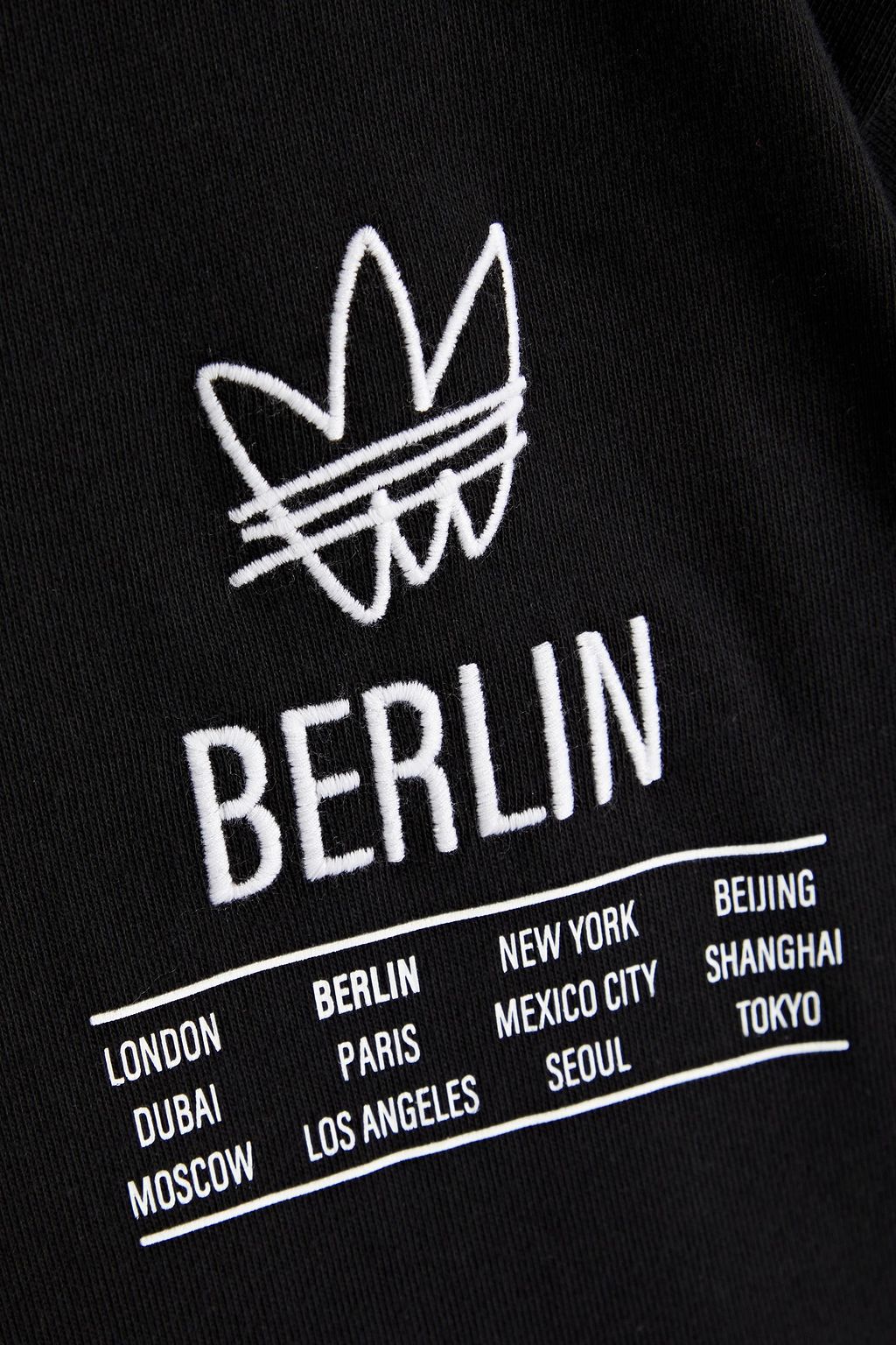 ADIDAS ORIGINALS Logo-embroidered cotton-jersey T-shirt