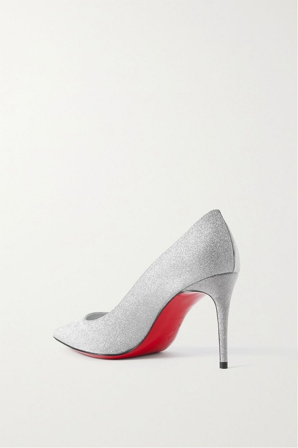 CHRISTIAN LOUBOUTIN Kate 85 glittered leather pumps