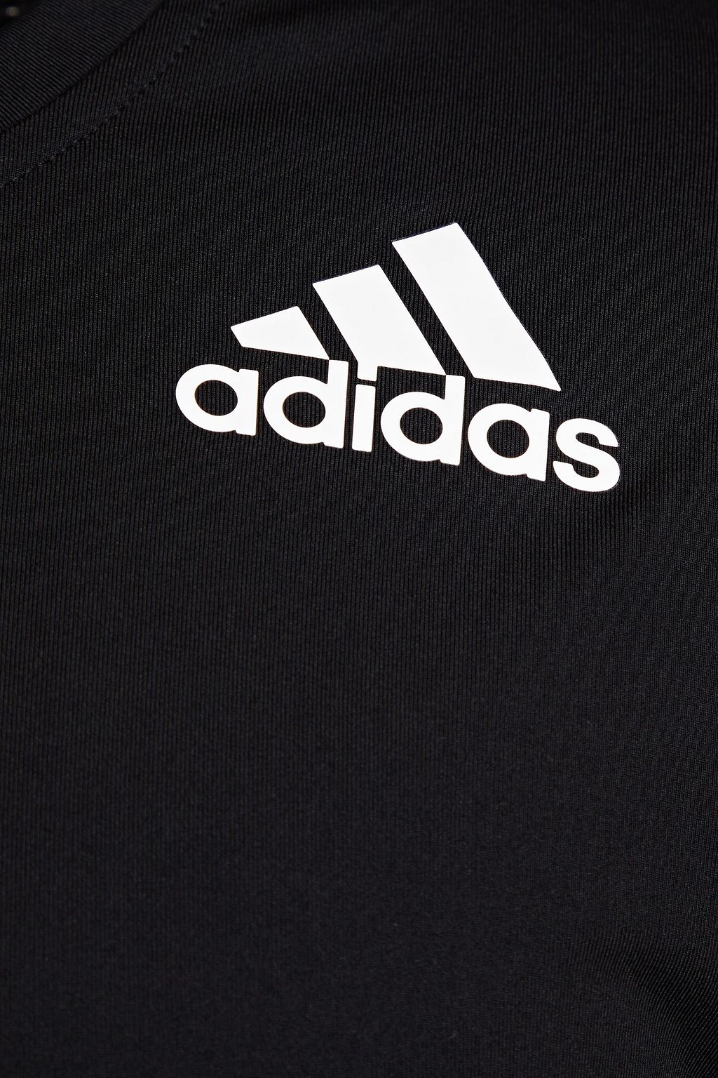 ADIDAS T-Shirt aus Stretch-Jersey mit Logoprint und Mesh-Einsatz