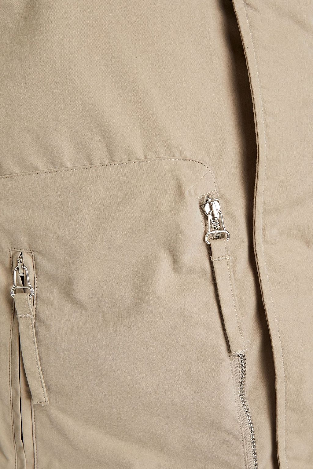 HELMUT LANG Shell-trimmed cotton-blend down vest