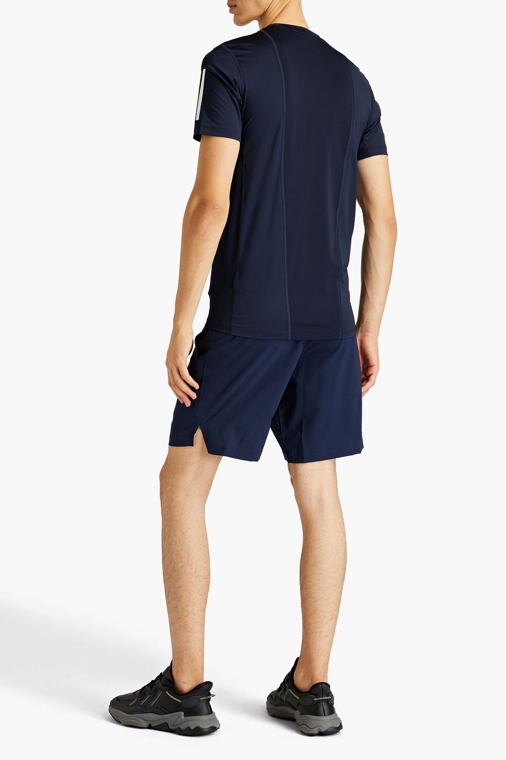 ADIDAS T-Shirt aus recyceltem Stretch-Jersey mit Print