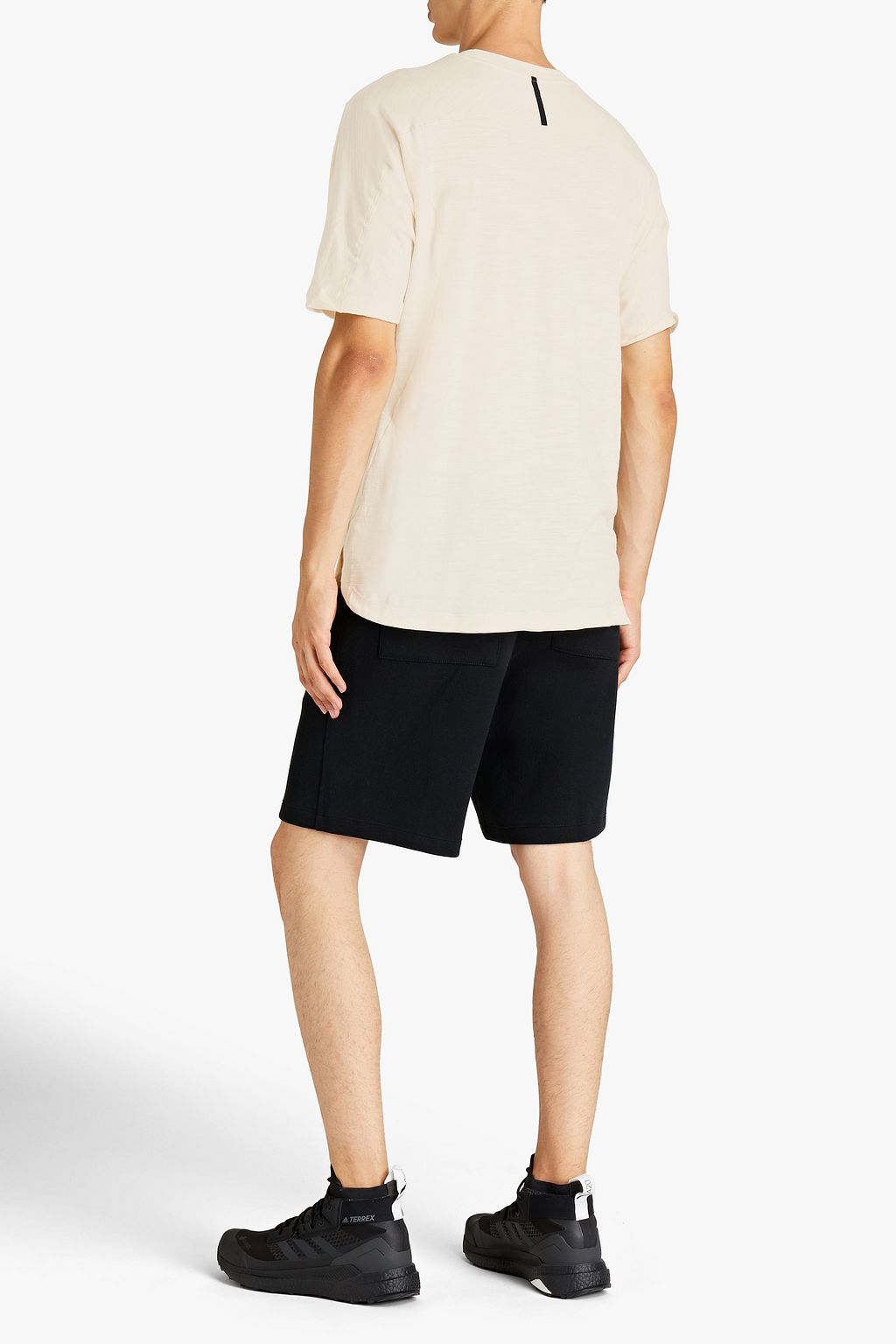 ADIDAS Bedrucktes T-Shirt aus Jersey mit Flammgarneffekt