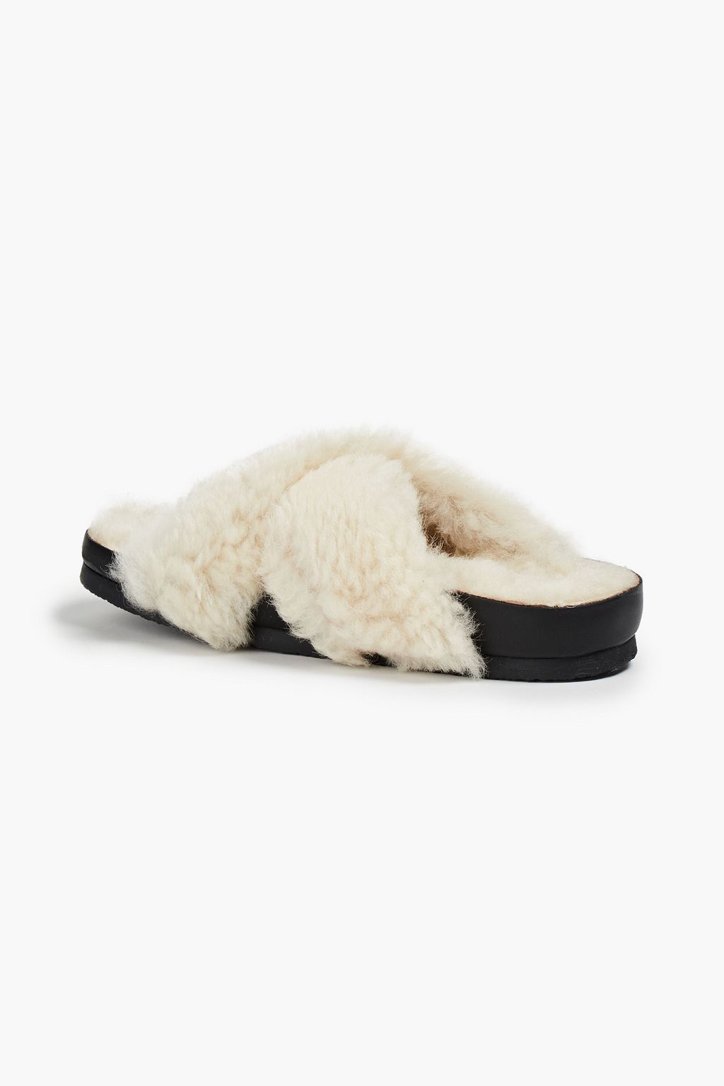IRO Zephyr shearling slides