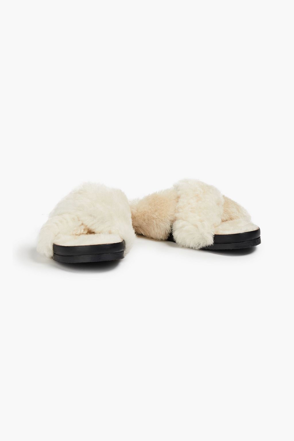 IRO Zephyr shearling slides