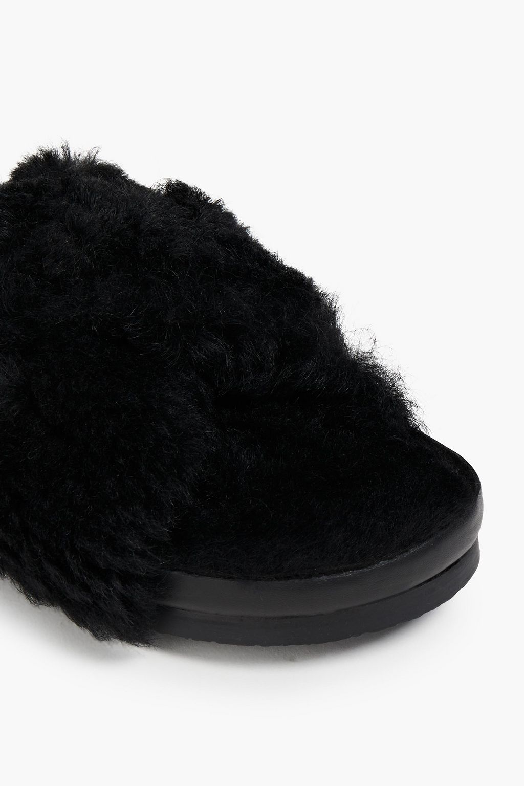 IRO Zephyr shearling slides