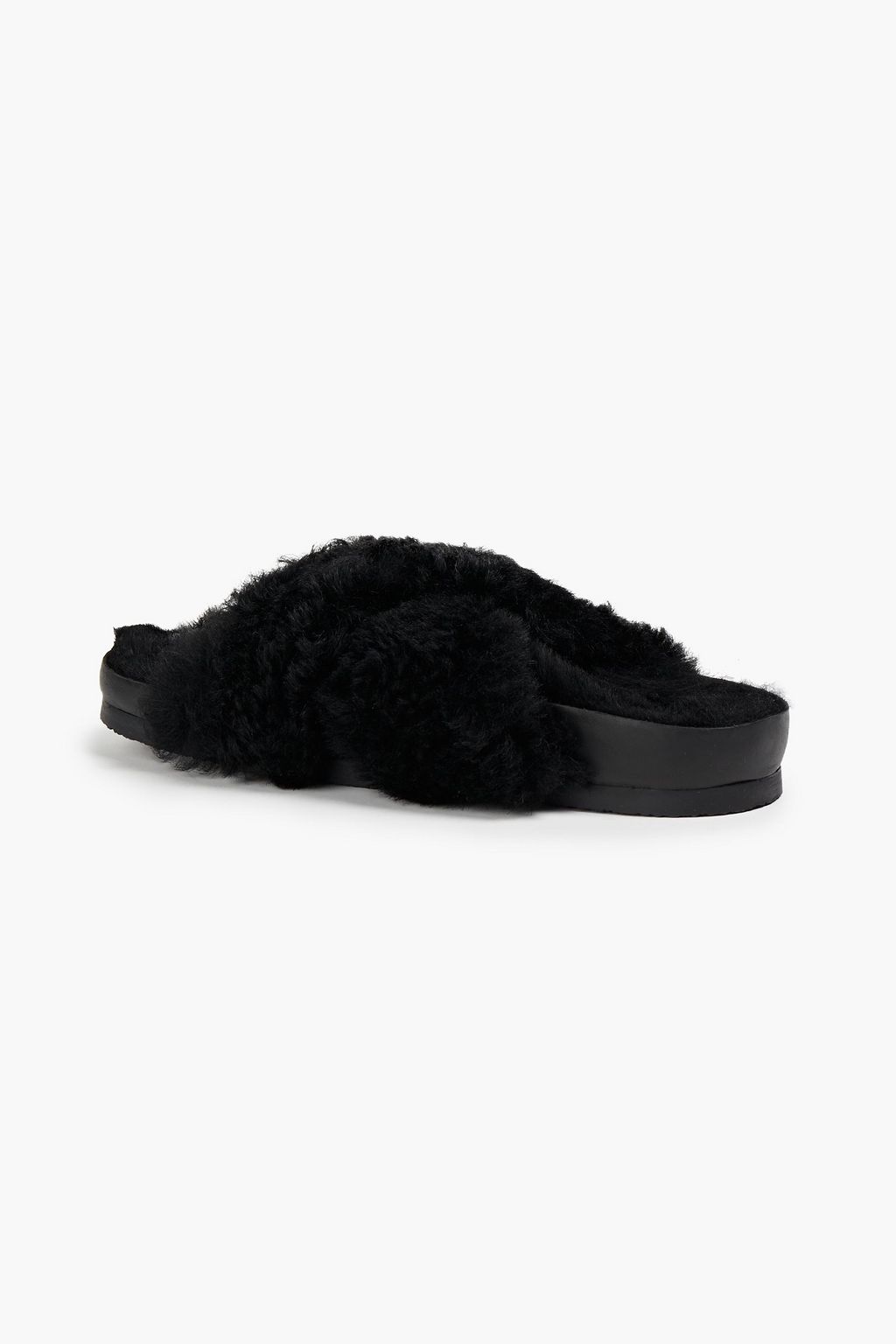 IRO Zephyr shearling slides