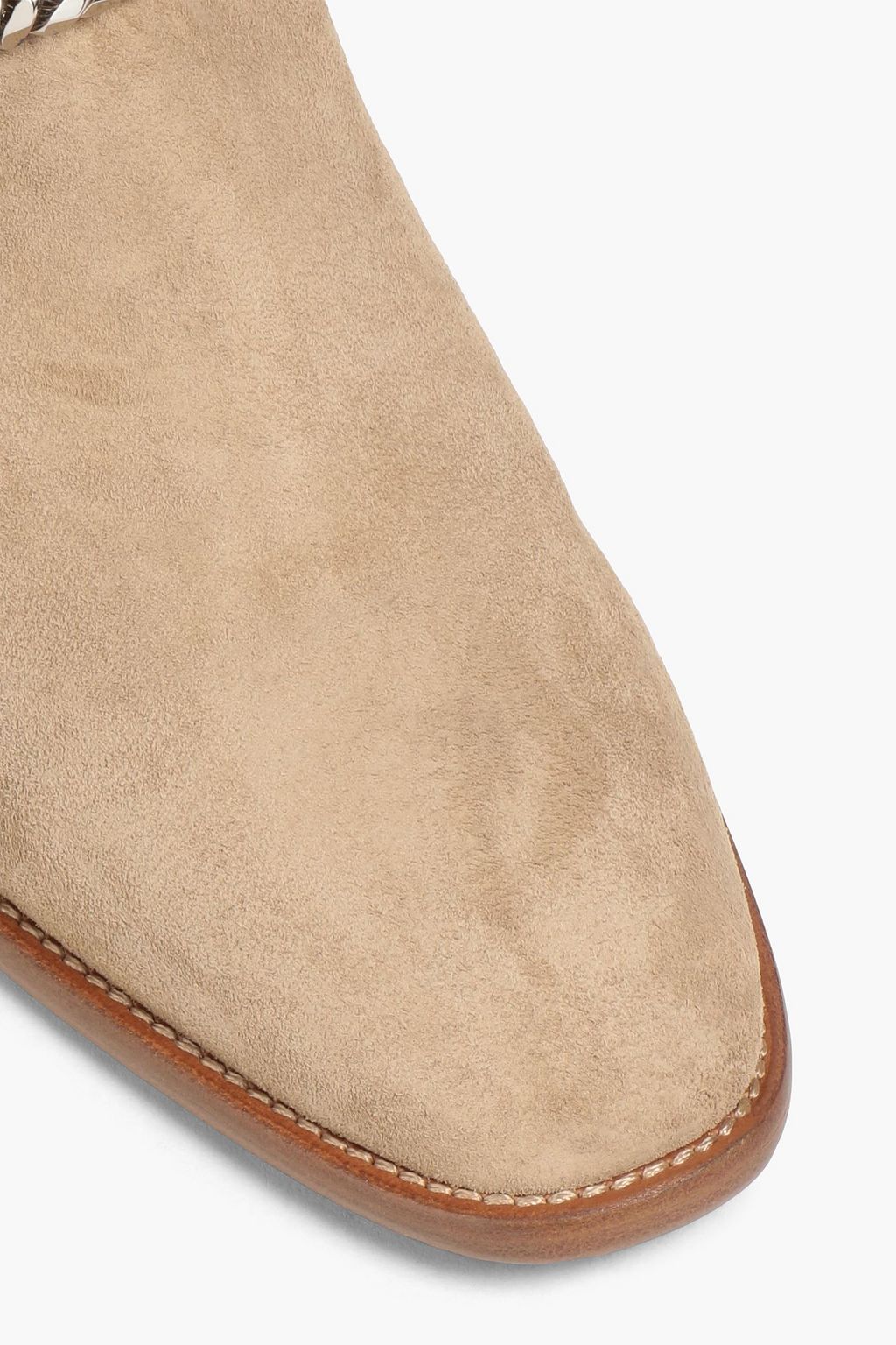 AMIRI Chain-trimmed suede ankle boots