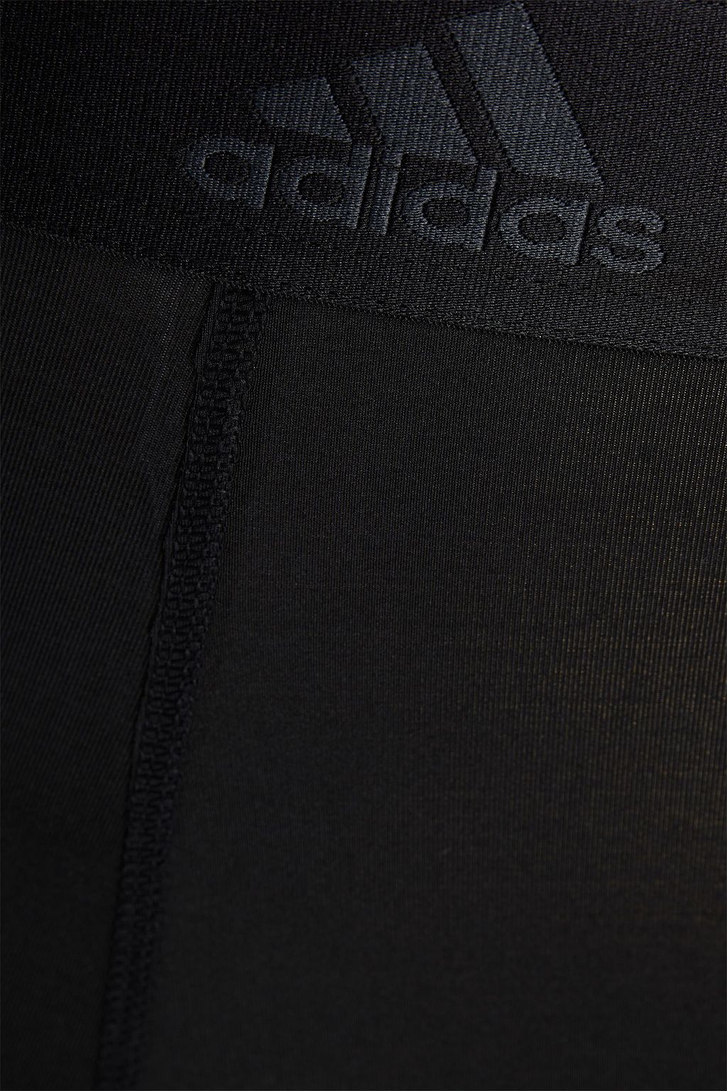 ADIDAS Cropped logo-print stretch-jersey tights