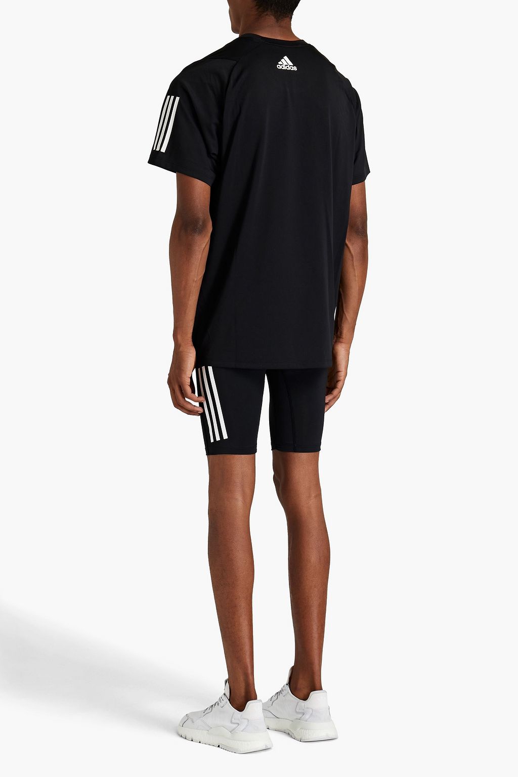 ADIDAS Striped  cycling shorts