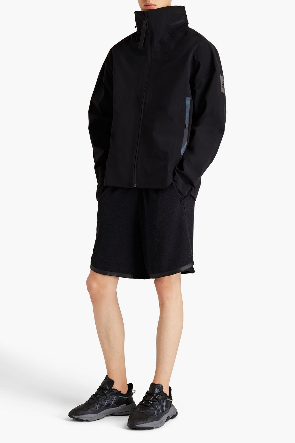 ADIDAS Printed French terry shorts