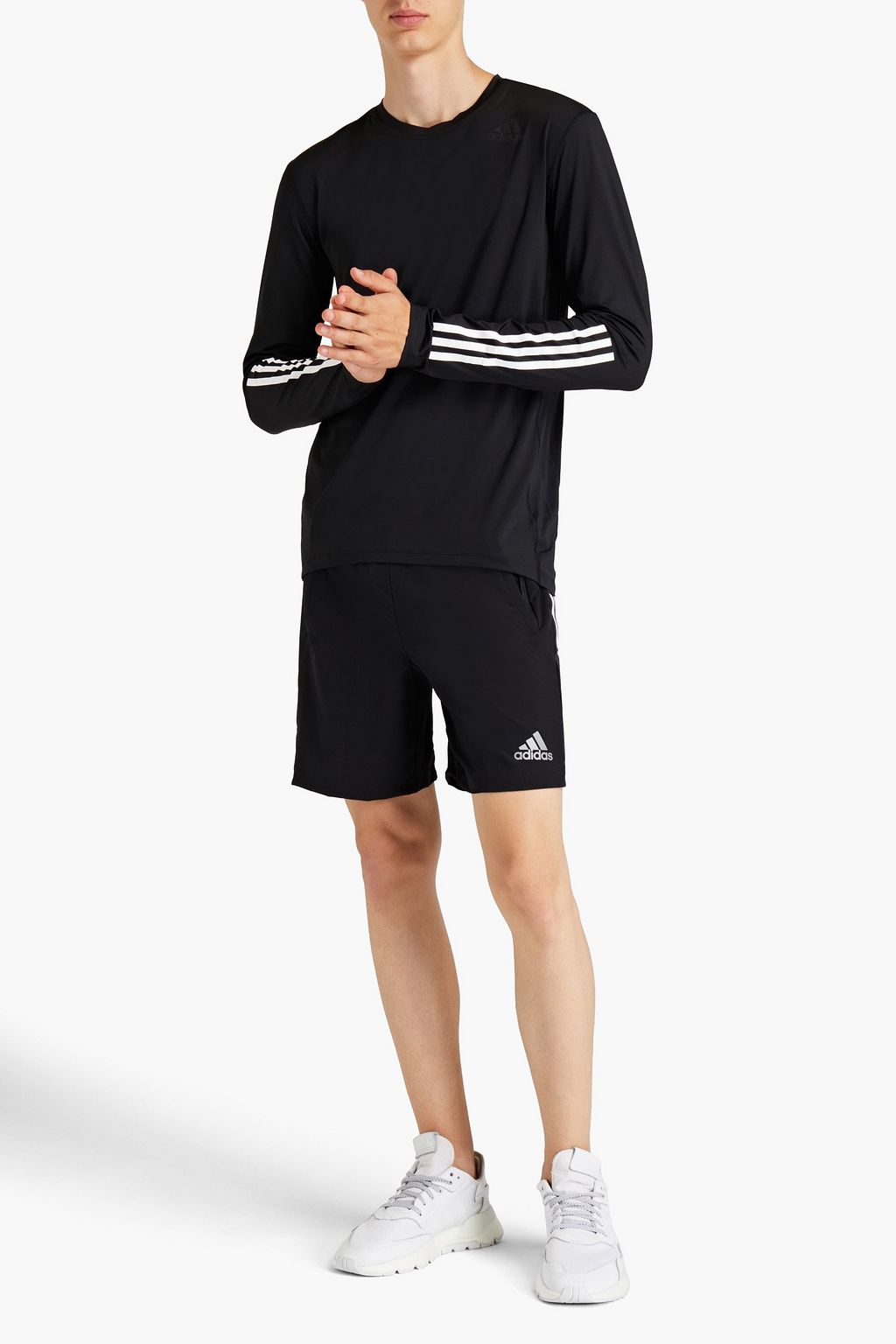 ADIDAS Printed shell shorts