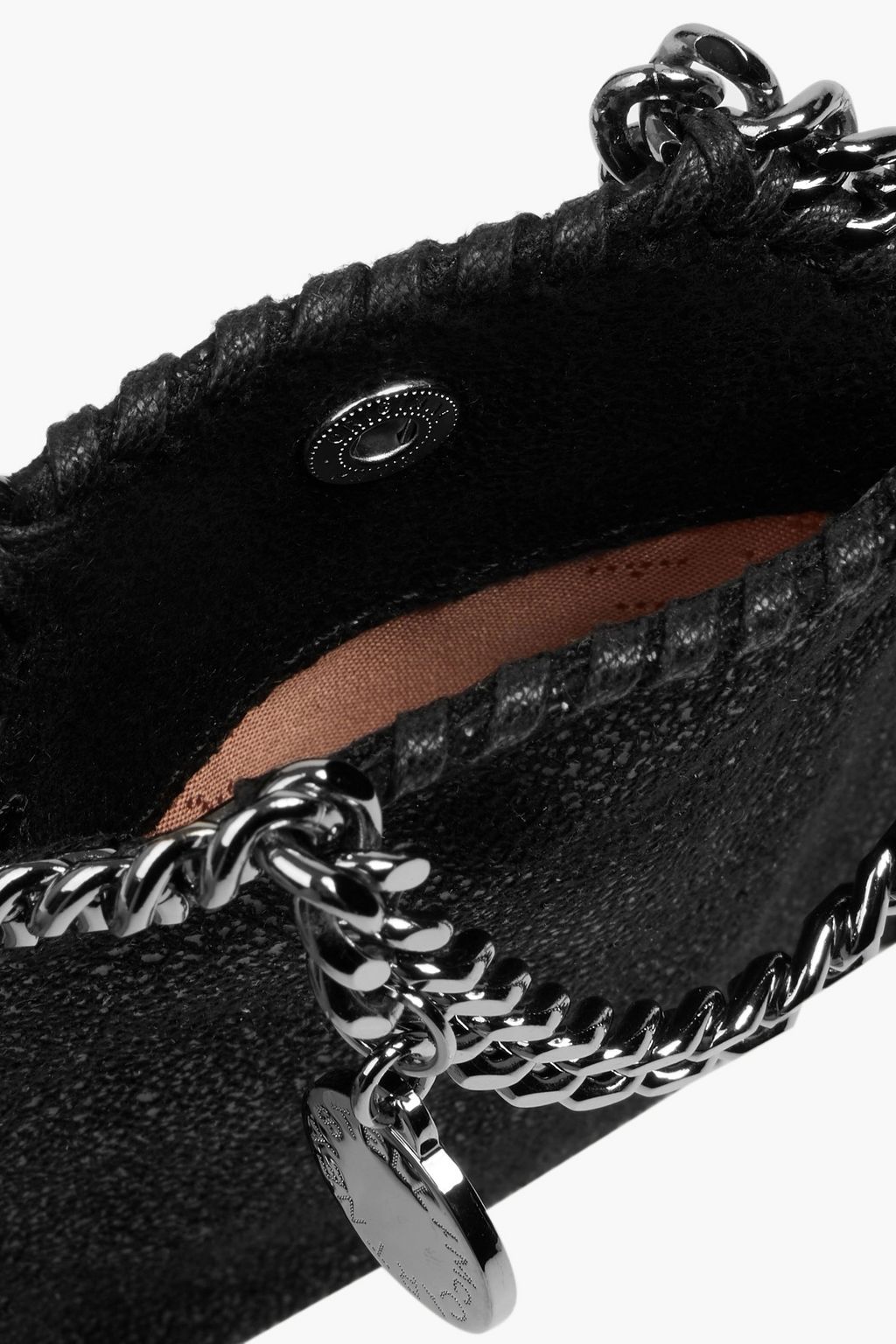 STELLA MCCARTNEY Falabella faux brushed-leather shoulder bag