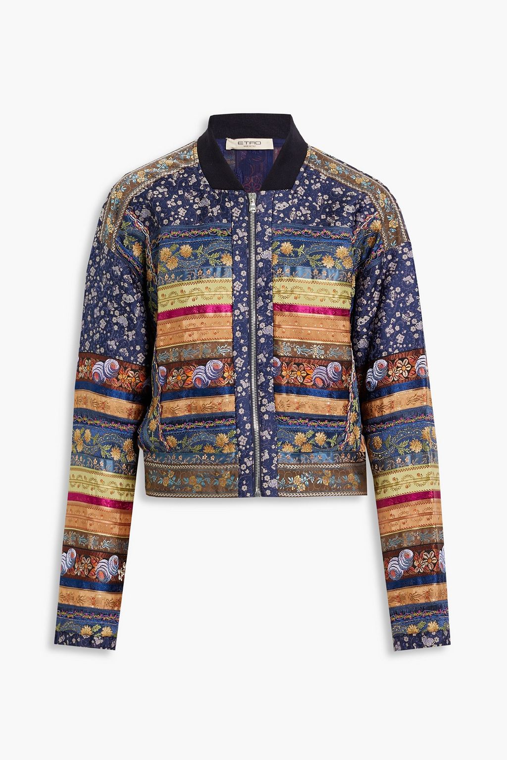 ETRO Silvie patchwork cotton and silk-blend jacket | THE OUTNET