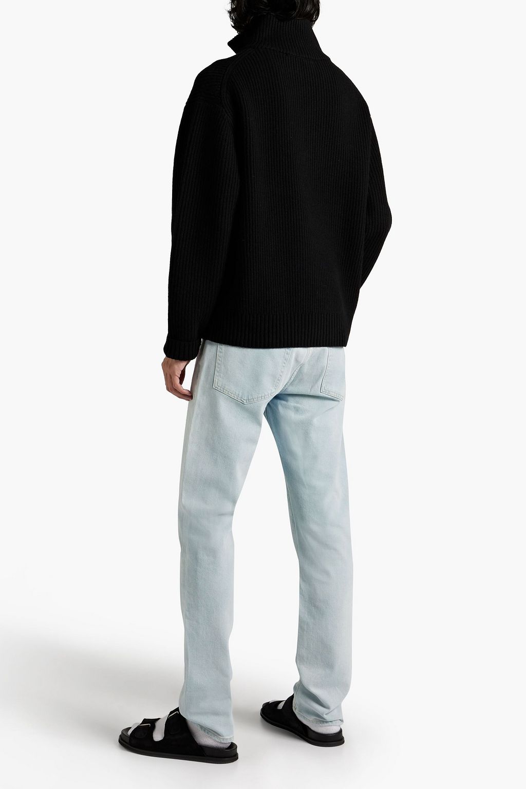 FRAME L'homme slim-fit distressed denim jeans