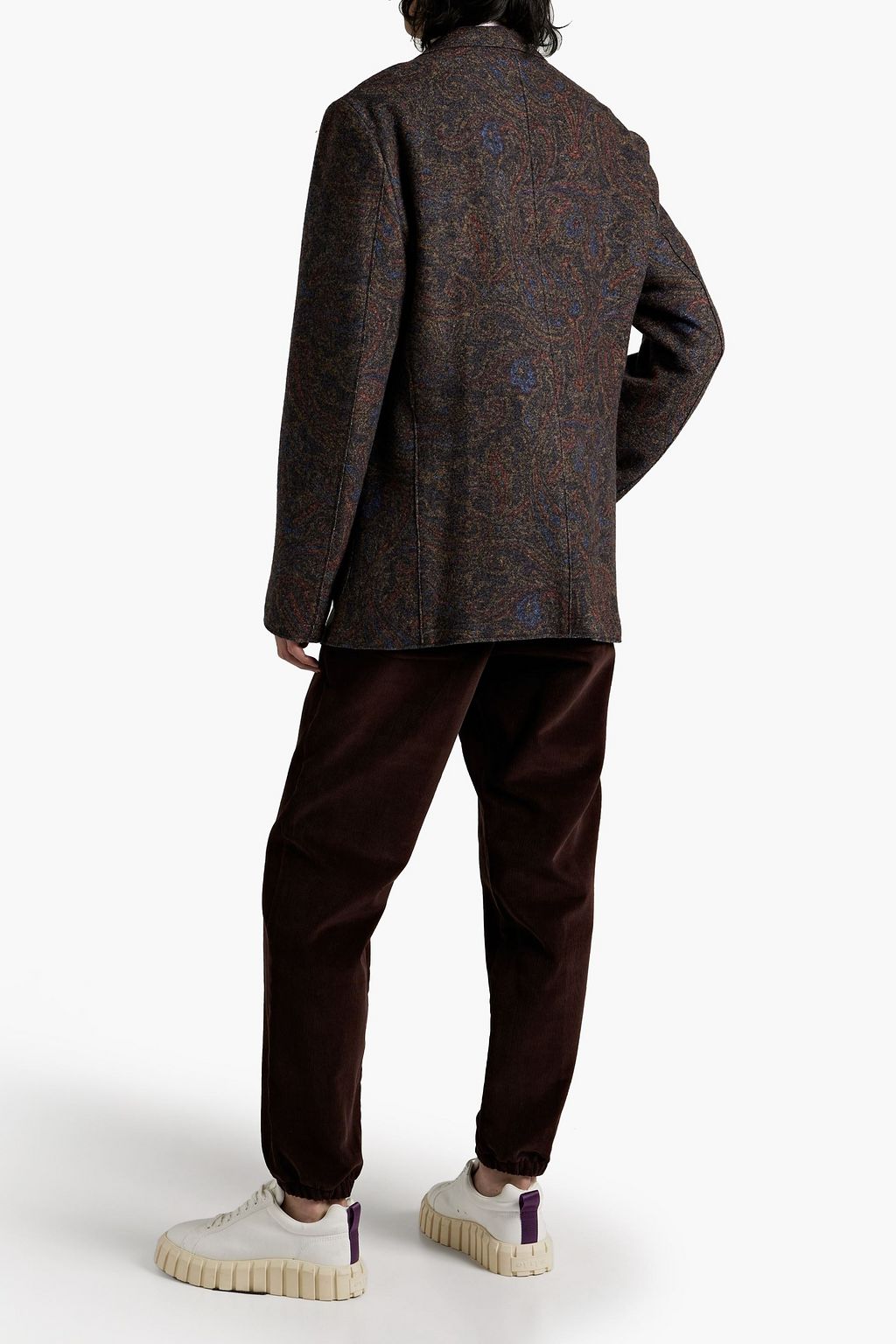 ETRO Cotton-blend corduroy drawstring pants