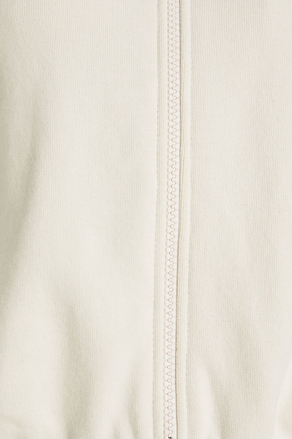 BRUNELLO CUCINELLI Bead-embellished French cotton-terry jumpsuit