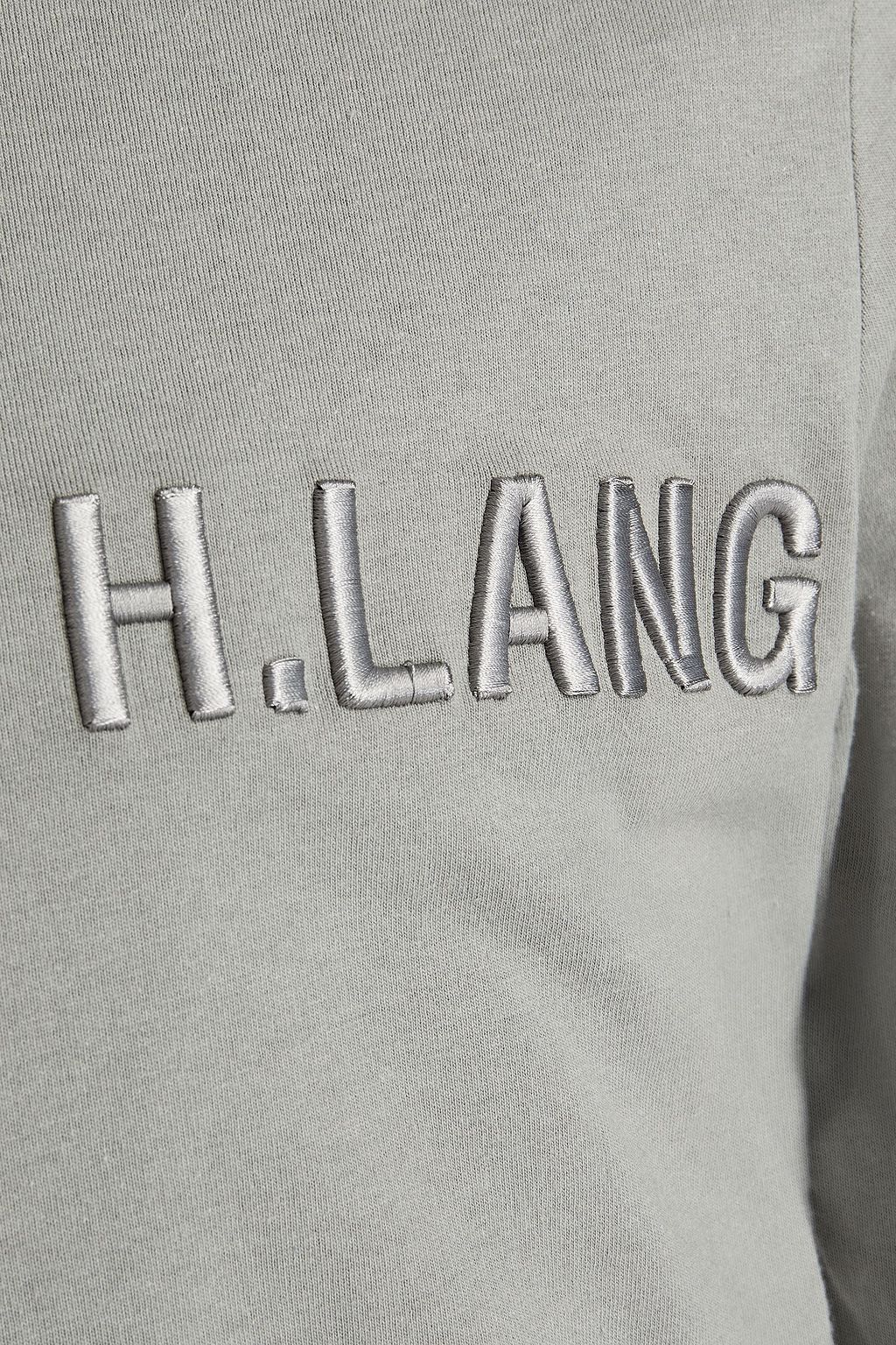 HELMUT LANG Logo-embroidered cotton-jersey T-shirt