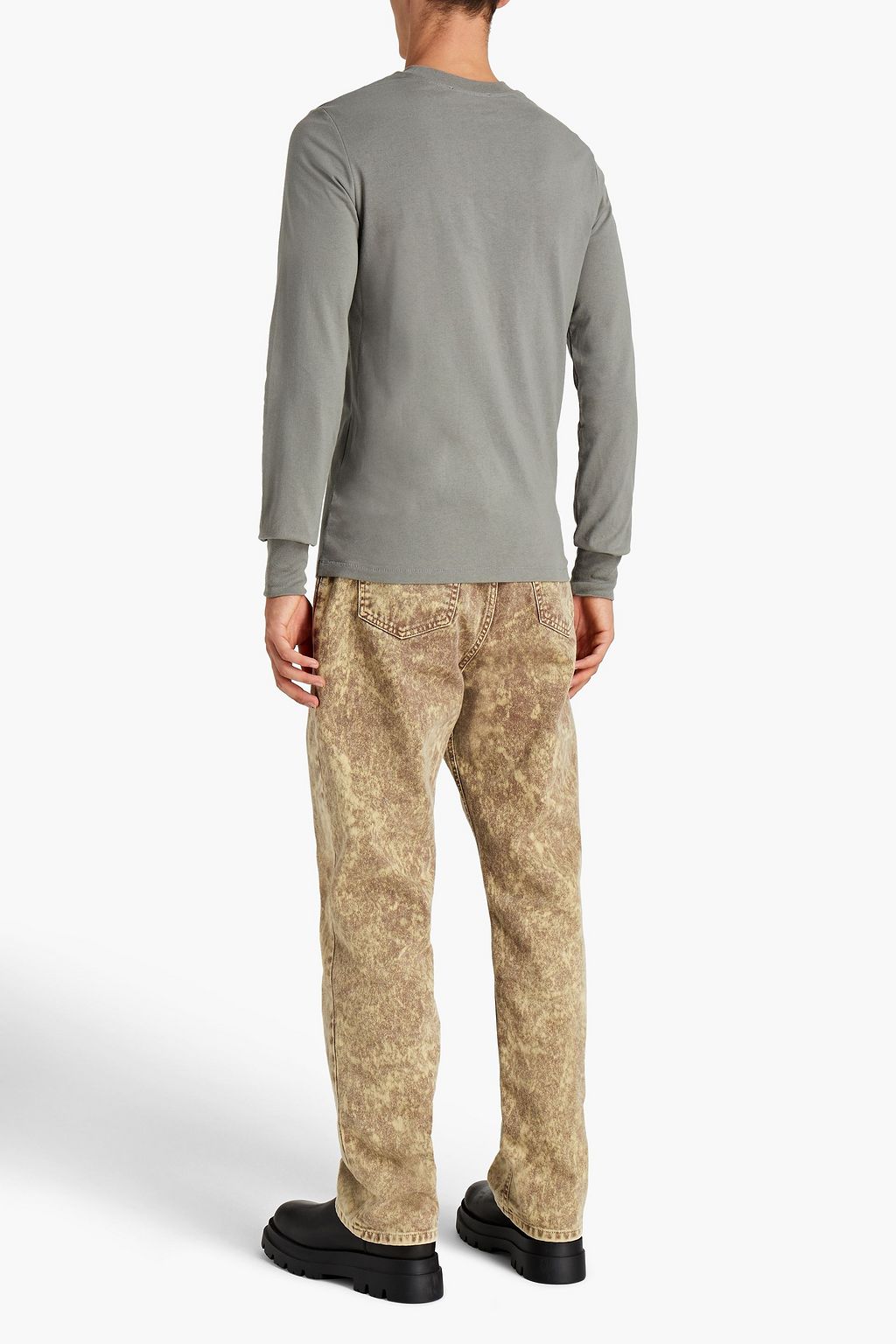 HELMUT LANG Logo-embroidered cotton-jersey T-shirt