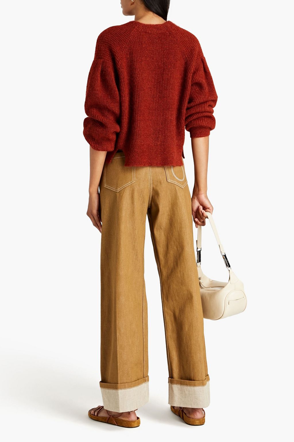 RAG & BONE Liana ribbed merino woolblend cardigan THE