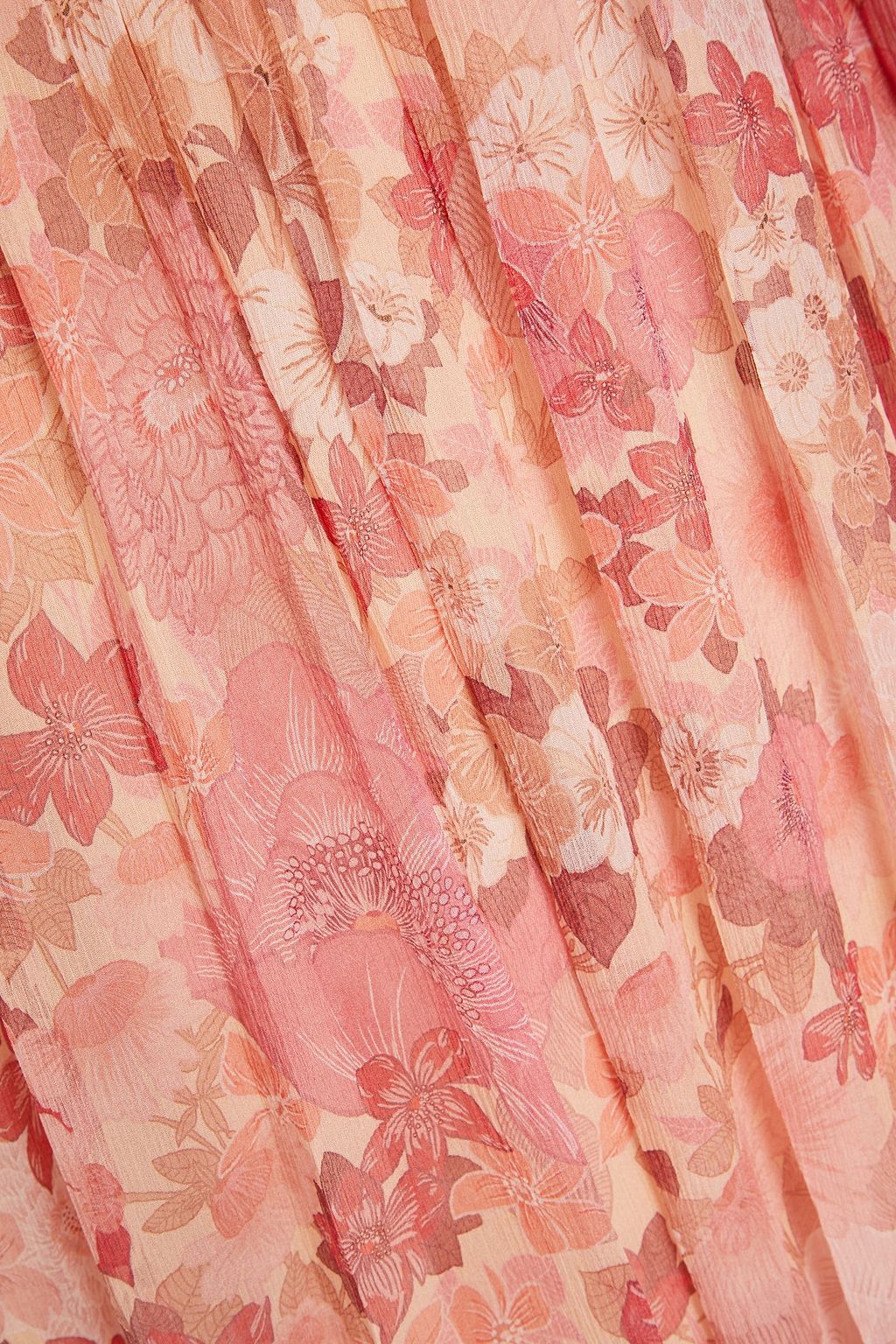 ZIMMERMANN Floral-print silk-crepon midi dress