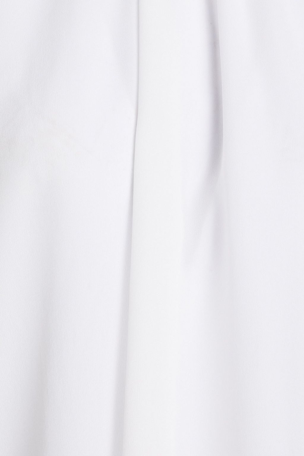 BRUNELLO CUCINELLI Bead-embellished gathered silk crepe de chine blouse