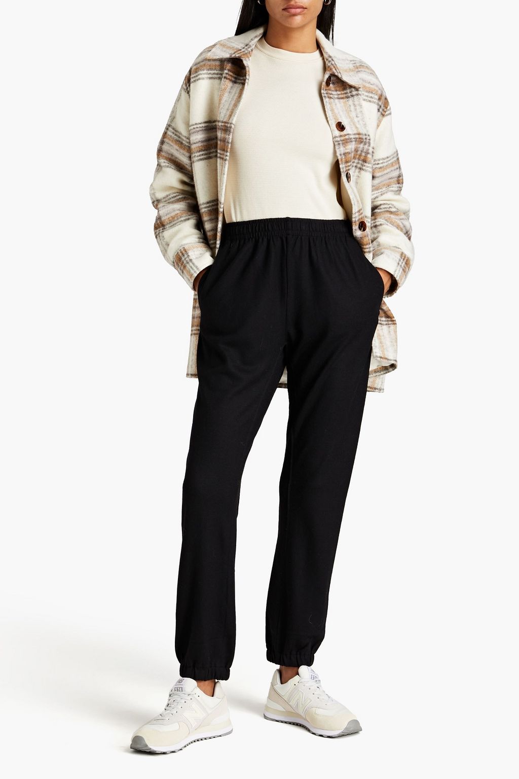 RAG & BONE Yan wool-jersey track pants