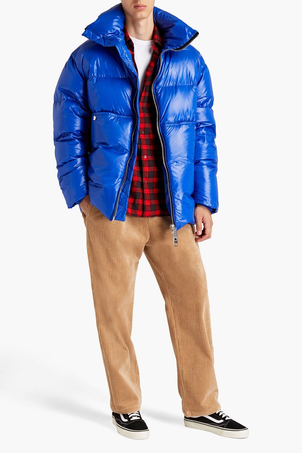 KHRISJOY Oversized quilted shell down jacket
